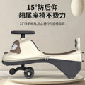 Kids' twist and go ride-on car - ages 1-3, suitable for boys and girls, adult accommodated, silent wheels, anti-tip design, wobble ride-on toy car