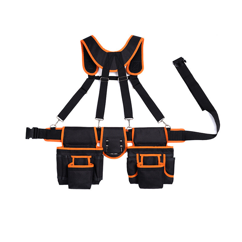 Source manufacturer spot portable large-capacity storage bag strong and wear-resistant Oxford cloth shoulder strap belt bag hardware kit
