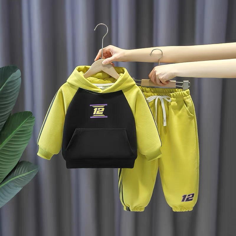 Kids' activewear set:  new collection - boys' & girls' sweatshirt sets for autumn/winter. trendy, cool, and sporty styles for toddlers and young children