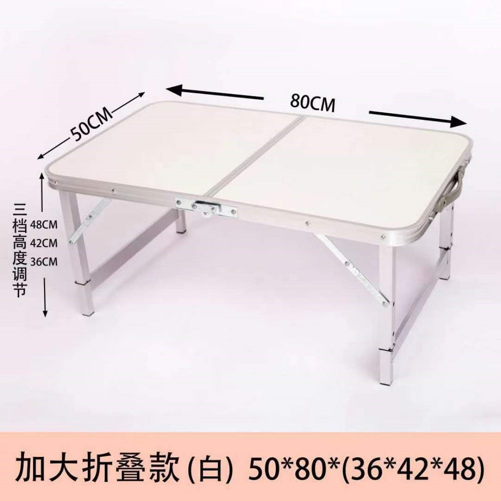 Outdoor foldable table portable camping picnic table night market stall street vendor retractable aluminum alloy foldable table