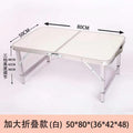 Outdoor foldable table portable camping picnic table night market stall street vendor retractable aluminum alloy foldable table