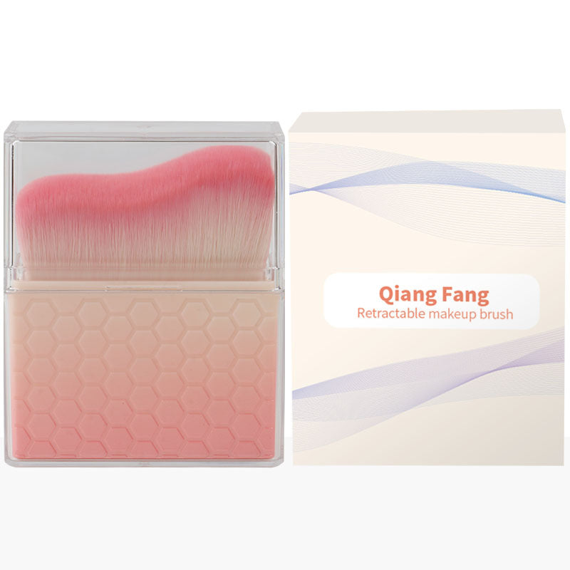 Travel storage retractable brush mini traceless push-pull telescopic foundation brush skin beauty portable makeup applicator makeup brush