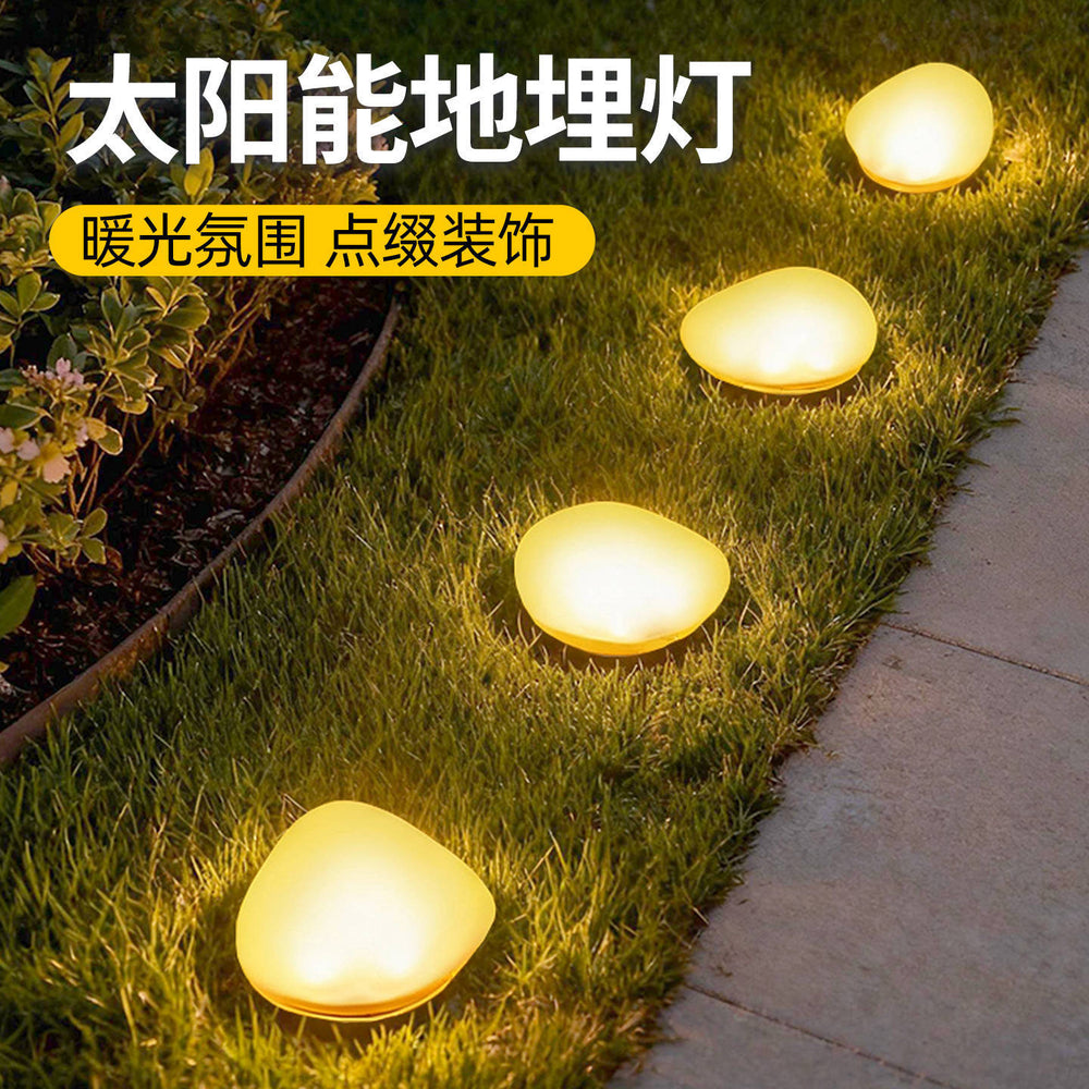 Solar outdoor lights, underground lights, popular small courtyard layout, courtyard landscaping layout, house garden floor lights, lawn lights