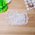 Silicone food storage lid set - 6 piece stretchable airtight bowl covers - food grade silicone reusable square lids