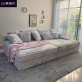 Amazon's same style accessible luxury fabric sofa living room for home reception l-shaped block free combination lazy sofa