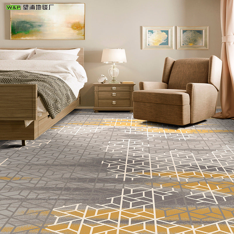 Ready-to-ship printed carpets for hotels and guesthouses, suitable for hallways, corridors, banquet halls, clubs, and billiard rooms. fire-resistant carpet