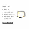 Outdoor villa pillar lights, solar powered post lights, waterproof courtyard fence lights, exterior doorway lights