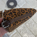 Genuine leather leopard print phone bag - cowhide suede fashion new women's bag - high-end, retro, versatile crossbody bag - trendy