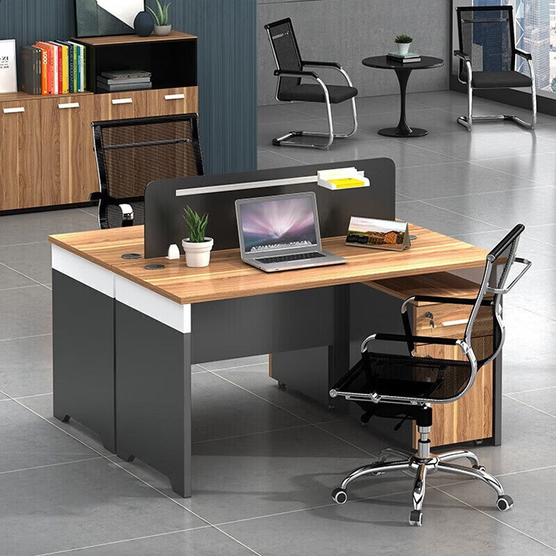 Saint li office desk and chair set - partitioned workstation for employees
