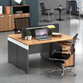 Saint li office desk and chair set - partitioned workstation for employees
