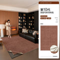 Removable and washable carpet, living room, retro style, double layer, machine washable sofa sound insulation pad, pure color, easy to care for, removable carpet