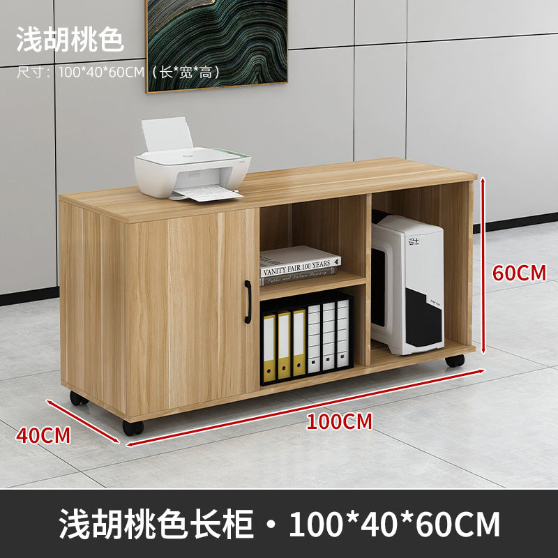 Office desk employee workstation single desk mobile low cabinet minimalist modern office staff computer desk low cabinet