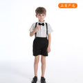 Korean style boys' striped shirt set - new spring collection - kids' spring/summer outfit - stylish boy's clothing - trendy baby boy clothes
