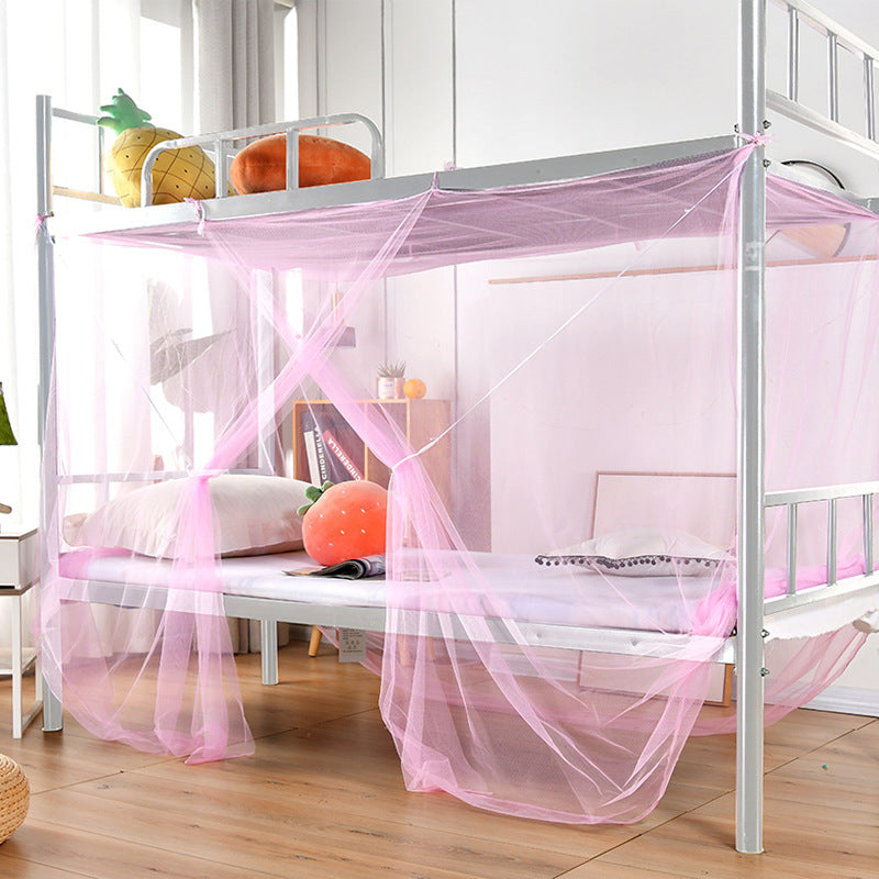 Mosquito net student dormitory enlarged space casual style all-inclusive mosquito net bedroom bunk bed neutral anti-mosquito and dust-proof model