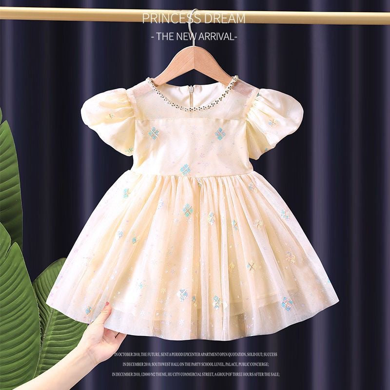 Girls' summer dress -  new collection: stylish princess dress for girls, trendy summer clothing for kids