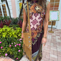 2026 spring european and american cross-border independent station amazon irregular tassel cross retroeasiest for match chinese style dress