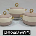Food warmer hot selling 3pcs foreign trade thermal box 1l-2l-3.5l /set gold handle item number 2408