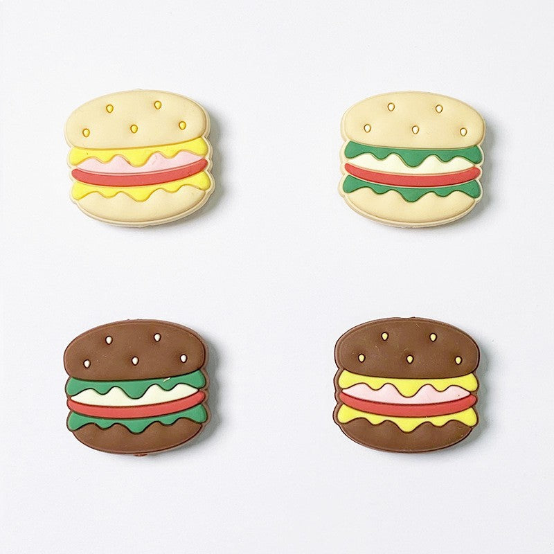 Cross-border food-grade baby molar beads, cartoon jewelry, loose bead accessories, gnawing teething beads, cartoon silicone beads.