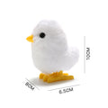 Jumping chicken wind-up toy, baby wind-up ejection little yellow chicken chain wind-up duckling baby, kids toy