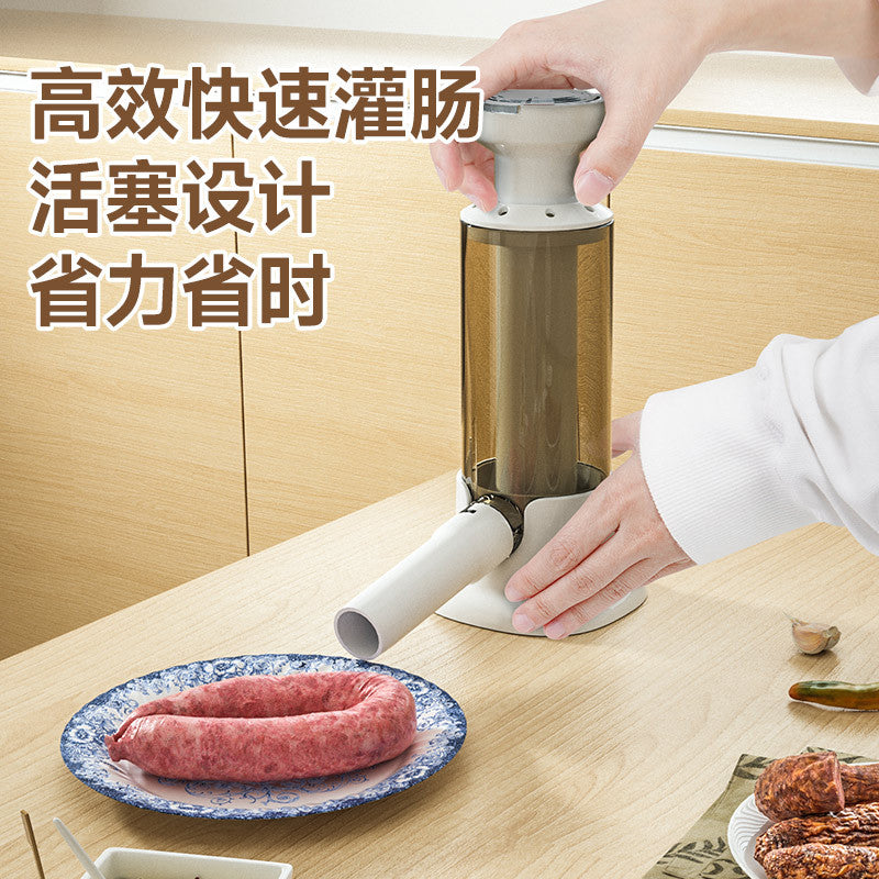 Sausage stuffer machine, household manual sausage machine, sausage stuffer, canned sausage casing, sausage stuffing tool, sausage stuffing tool