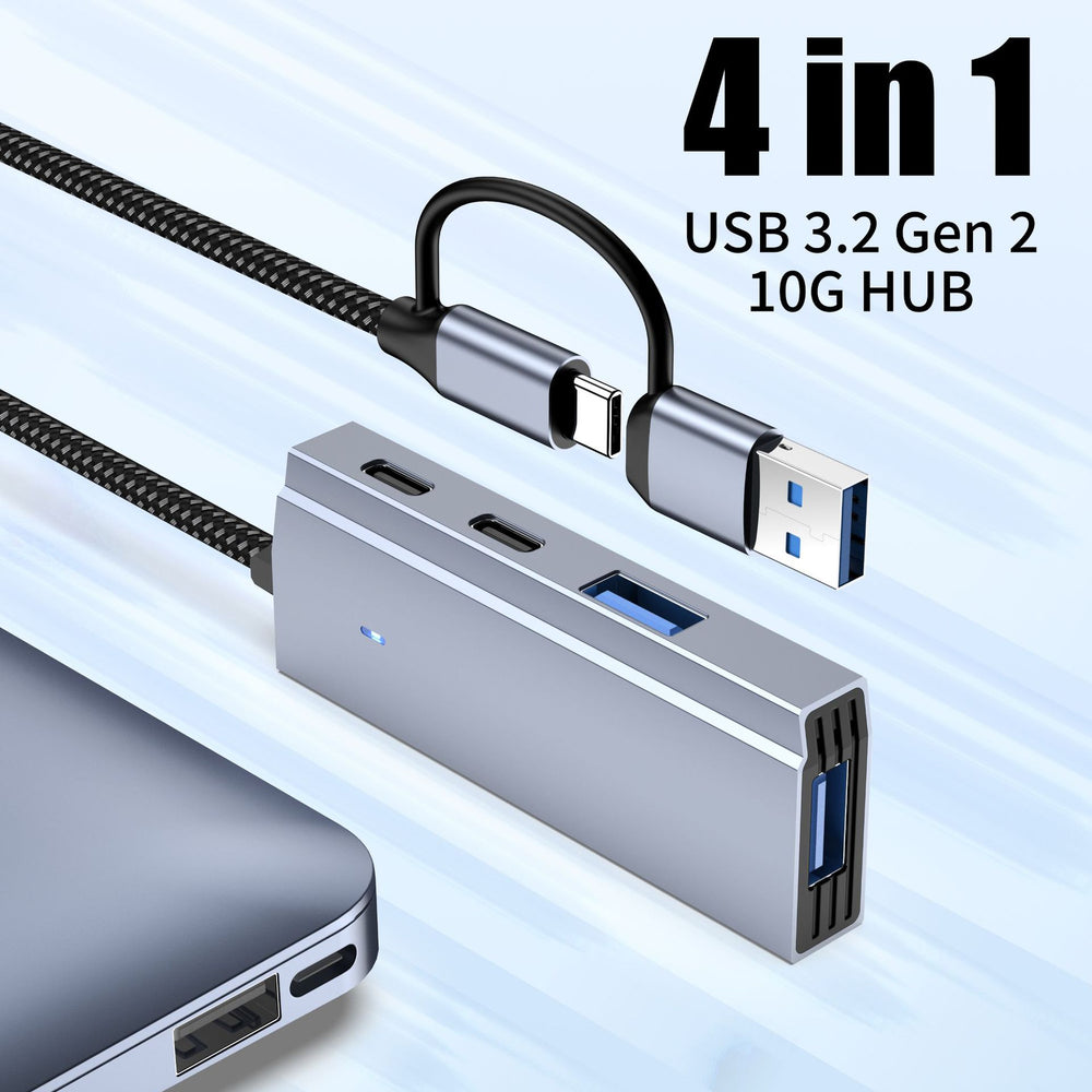 Typec four-in-one hub usbhub notebook tablet splitter pd100w multi-interface