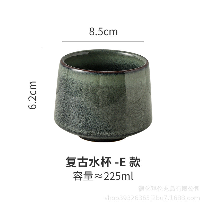 Japanese kiln matcha cup creative large for home tea cup office coffee cup stylish ceramic cup