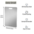 304 stainless steel cutting board antibacterial cutting board double-sided mildew-proof chopping board for home thickened chopping board rolling board