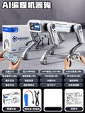 Camera-enabled programmable robot dog - water-shooting electric remote control robot dog toy - electronic pet birthday gift for kids
