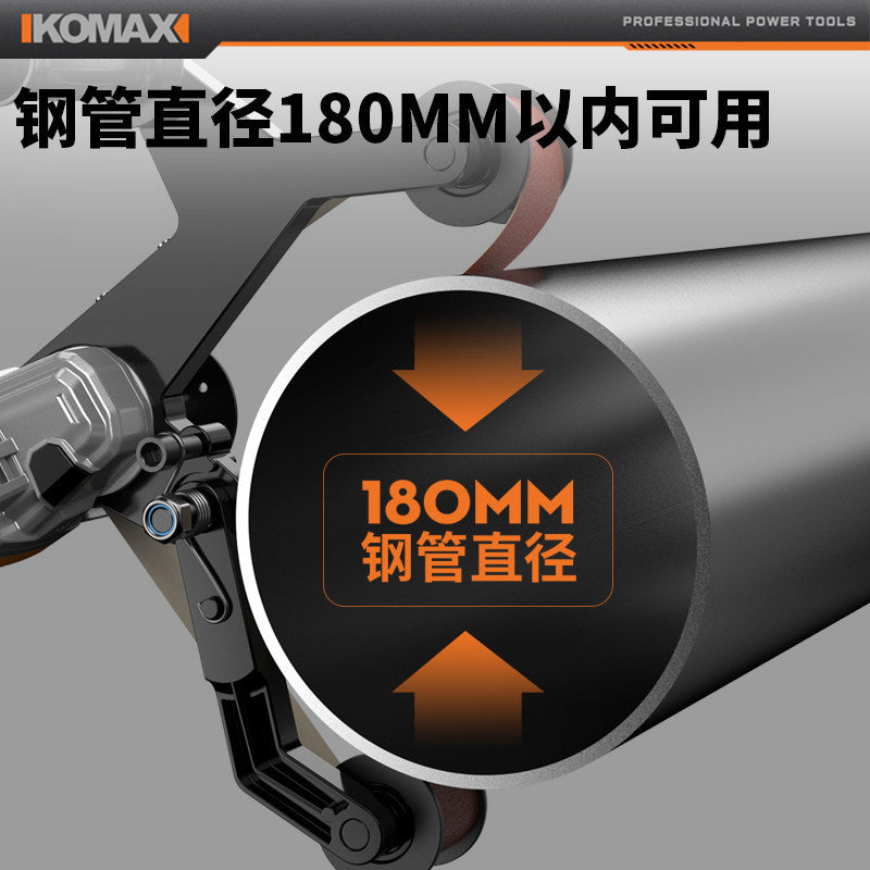 Round tube outer diameter polishing machine multi-group linkage polishing equipment iron pipe copper pipe aluminum pipe rust removal and brushing machine