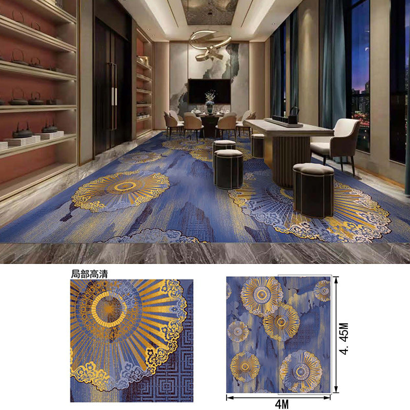 Vip meeting room reception area carpet, thickened nylon fire-retardant large area full coverage hotel stage conference hall carpet
