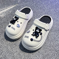 New fashion platform clogs women's thick sole height increasing non-slip trendy cute beach sandals slippers outdoor summer wear