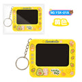 Cartoon kids toy keychain lcd writing tablet gift toy doodle blackboard student bag charm