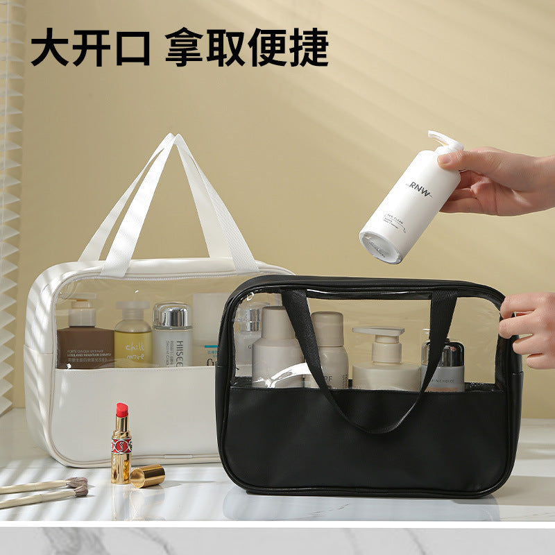 Yulang portable cosmetic bag three-piece set portable large-capacity travel bath storage bag waterproof swimming toilet bag