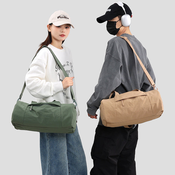 Cross-border large-capacity portable sports fitness bag, business trip luggage bag, sports shoulder bag, light travel bag wholesale
