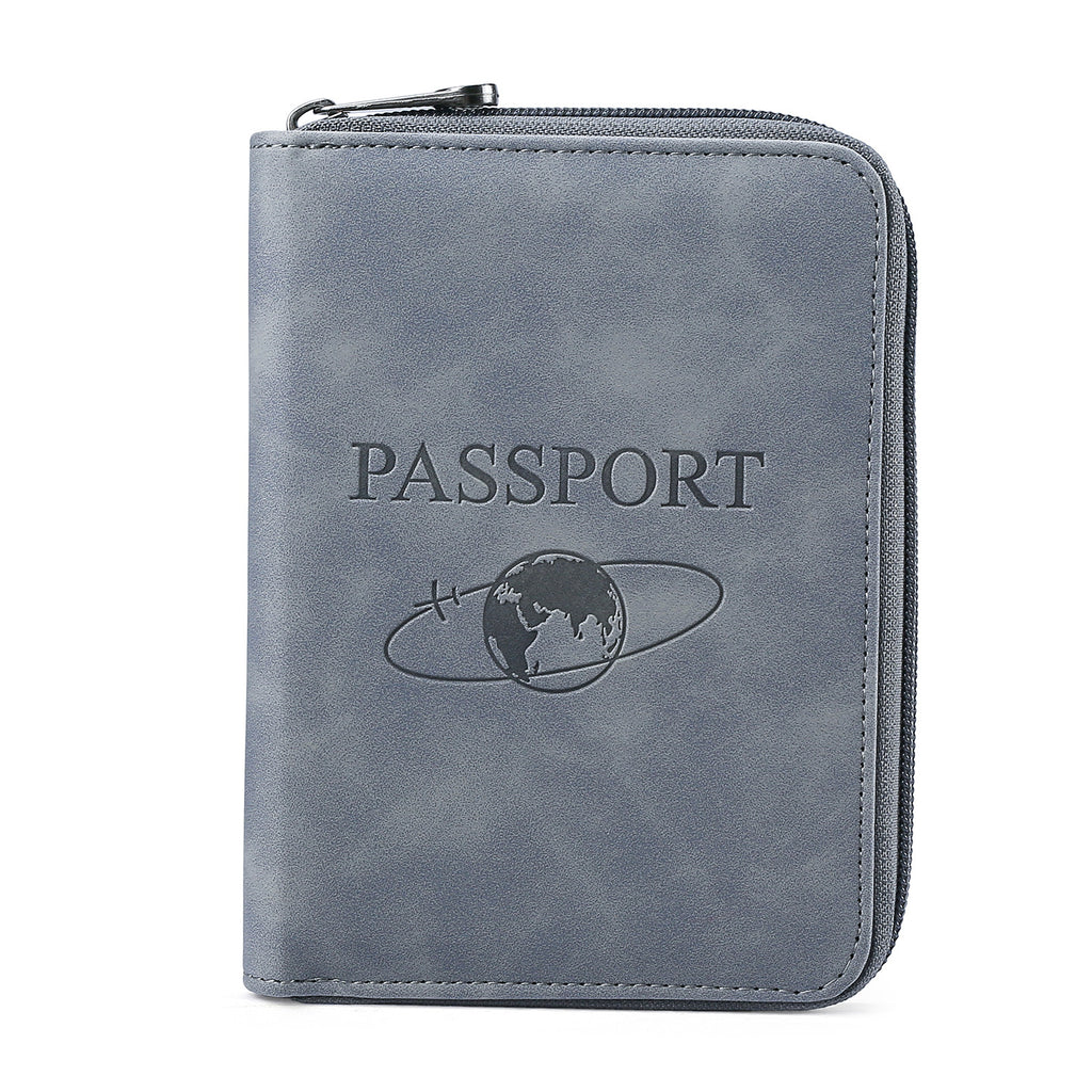 [99% rate] 2025 new matte RFID anti-theft travel ticket storage wallet new wholesale passport bag