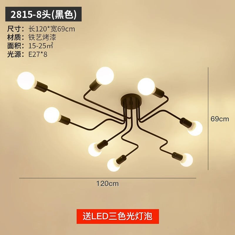export european style living room chandelier post-modern casual three-head dining room master bedroom for home high-end scandinavian lamps