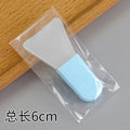 Blue handle: shovel-shaped short-handled silicone brush