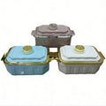New food warmer new arrivalexport large capacity knob type insulated lunch box 5l-6l insulated tableware 2pcs