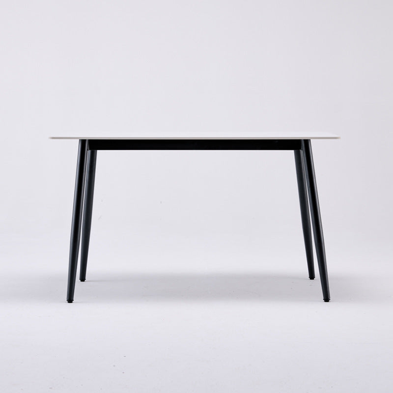 Rock slab dining table combination modern casual italian manufacturer wholesale personalized small apartment rectangular simple table
