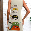 wholesale women's short-sleeved dresses, fashionable women's dresses for spring, summer, and autumn, new cross-border printed designs