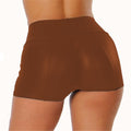 Fashionplus sizepu leather shorts for women, hot style, cross-border independent station nightclub women's hot pants three-quarter pants tm22