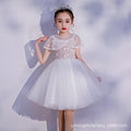 Custom  dresses for girls: new short birthday princess tulle dresses for toddlers and young children