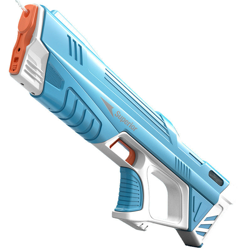 electric water gun, continuous fire, large capacity, automatic water absorption, high pressure water gun, summer beach water fight water gun toy