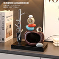 Good luck and turn the key storage ornaments for the entrance hall, high-end creative living room home decoration, housewarming gift