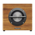Retro bluetooth speaker wooden sound system for mobile phone, laptop, desktop computer, and tv - wooden subwoofer