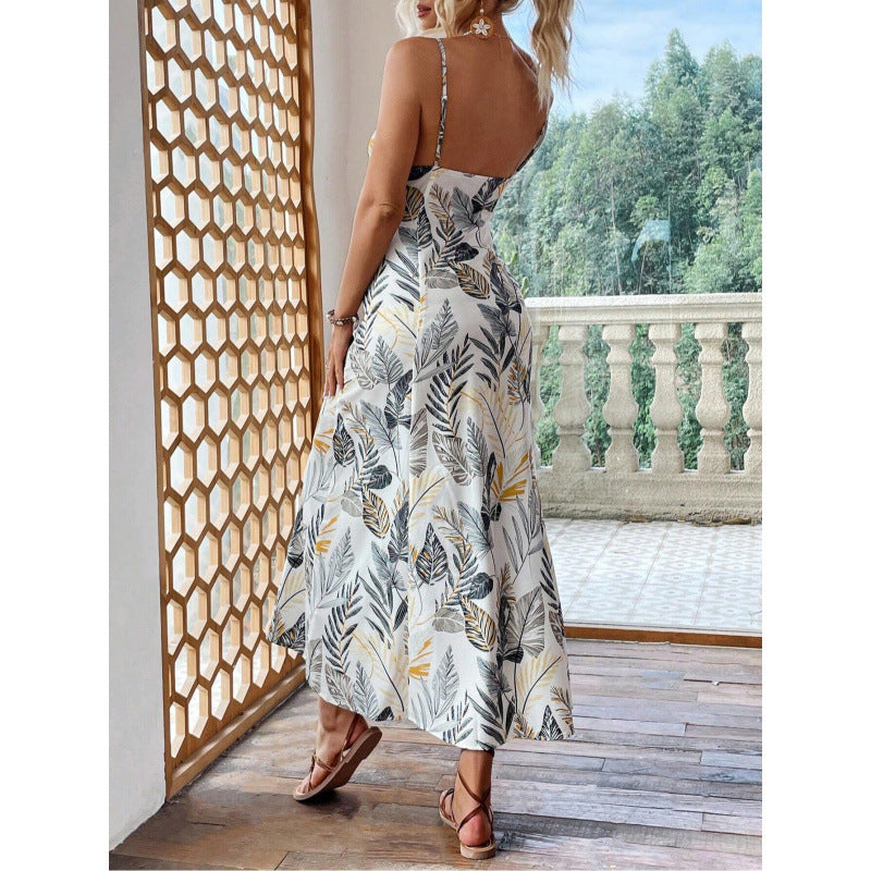 Real shot in stockfashionexport cross-border independent station 1688 foreign order summer hot women's suspender dress