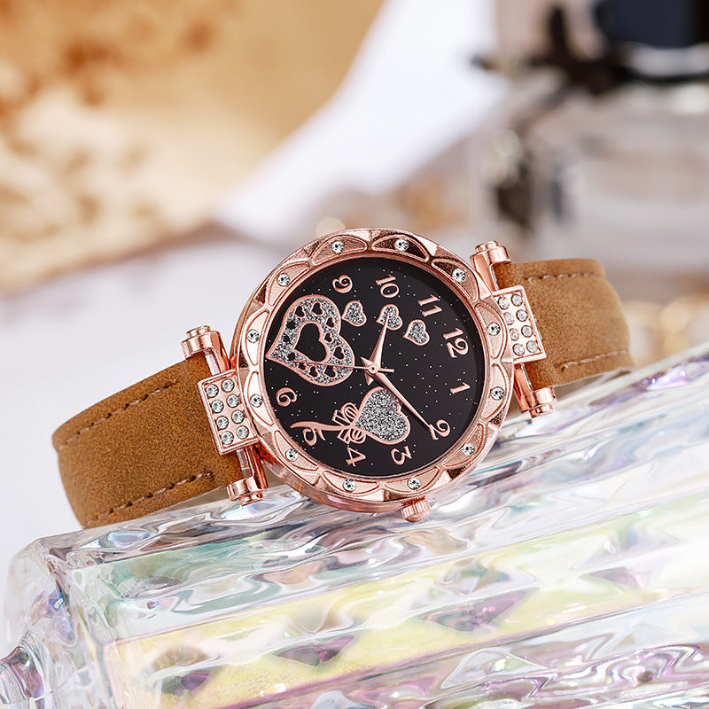 foreign trade in stockfashioncasual belt watch women's casual student quartz women's watch manufacturer wholesale watch