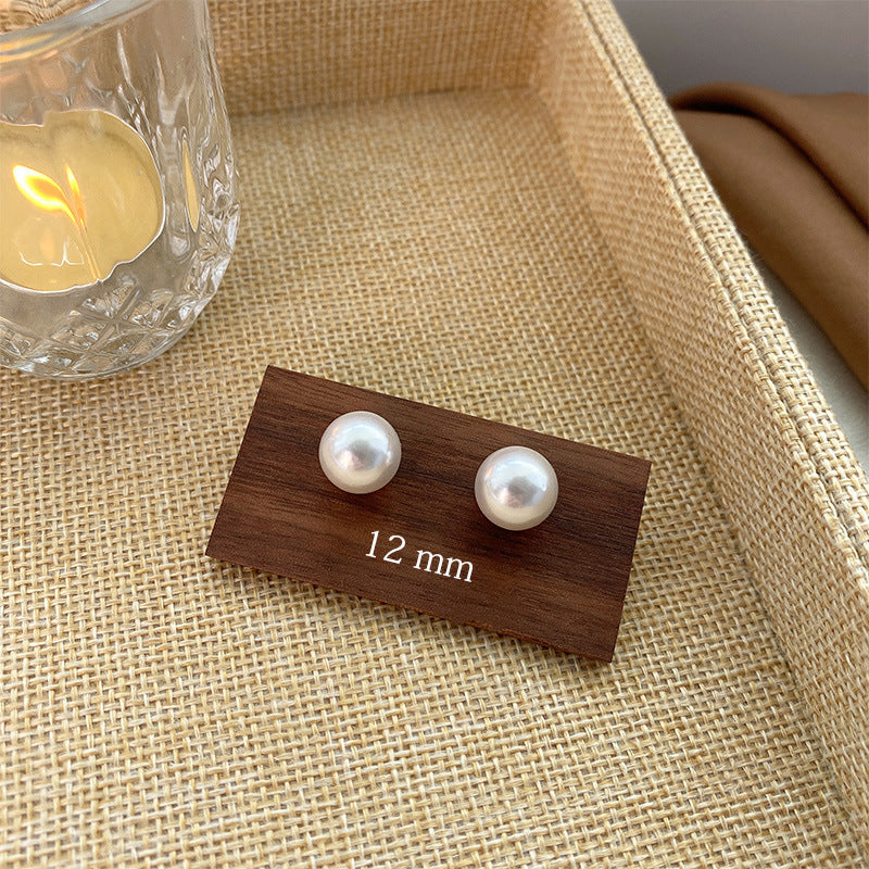 Ins pearl earrings for women niche styleaccessible luxuryeasiest for match earrings pendant classyretroelegant earrings 925 silver needle wholesale