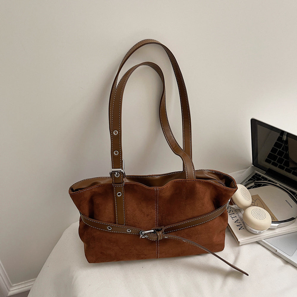2025 fall/winter new women's bag korean style fashion handbag light luxury elegant underarm bag commuter versatile shoulder bag