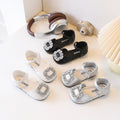 Ready-to-ship korean style girls' versatile bow princess shoes, kids' thin-soled mary janes, versatile student shoes, soft-soled flats